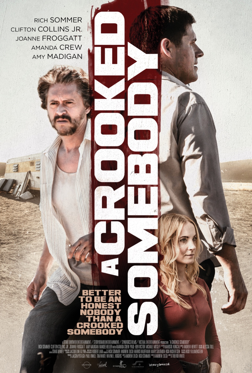 A CROOKED SOMEBODY poster