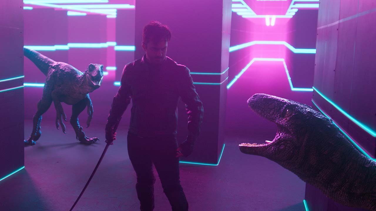 Still from THE JURASSIC GAMES: EXTINCTION