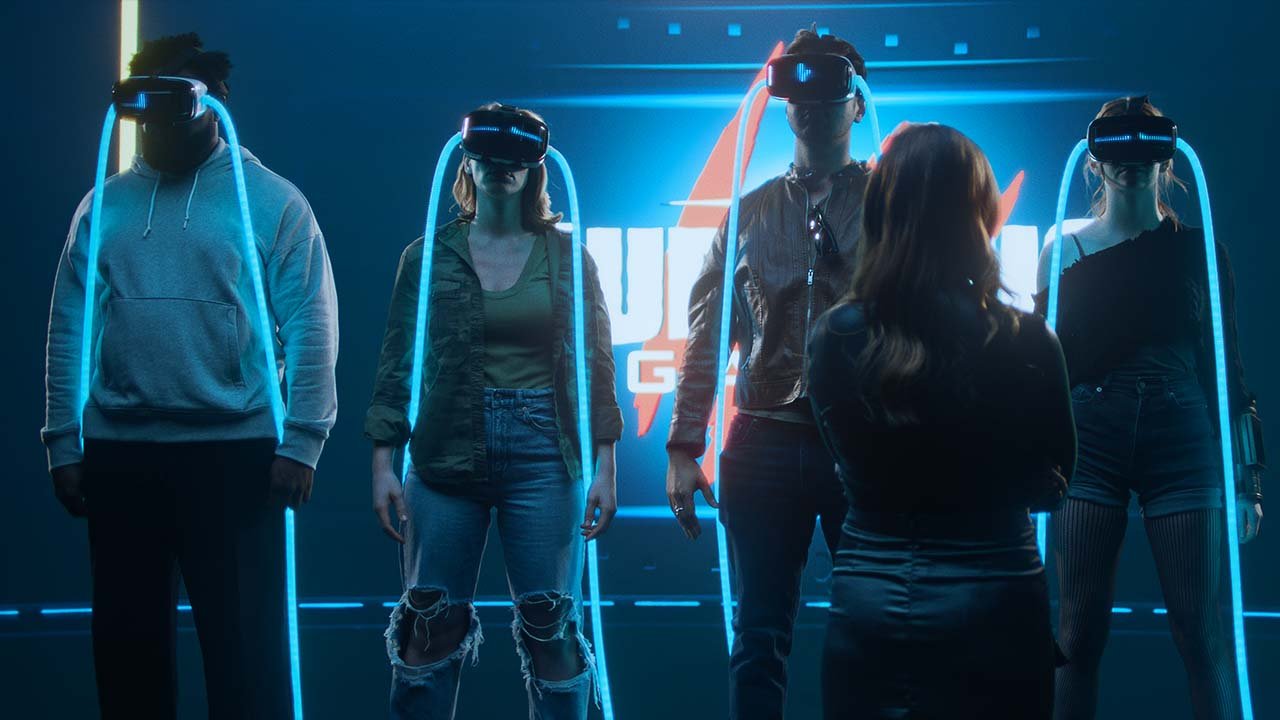 Still from THE JURASSIC GAMES: EXTINCTION