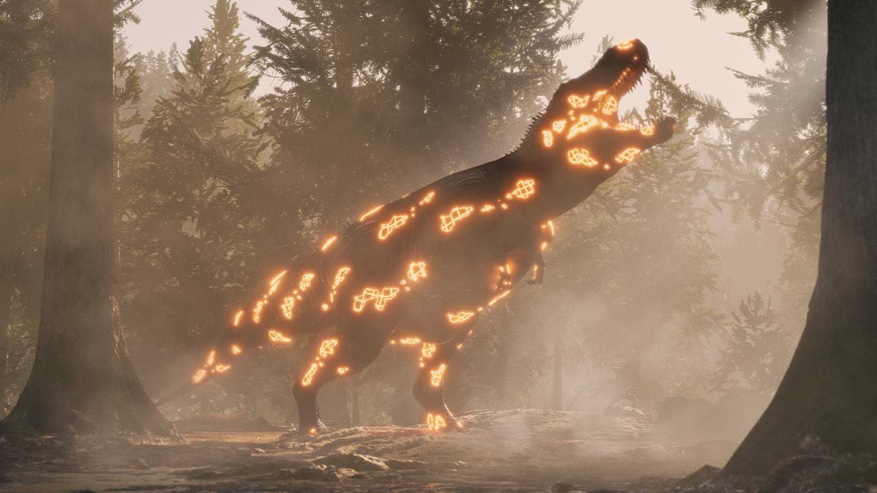 Still from THE JURASSIC GAMES: EXTINCTION
