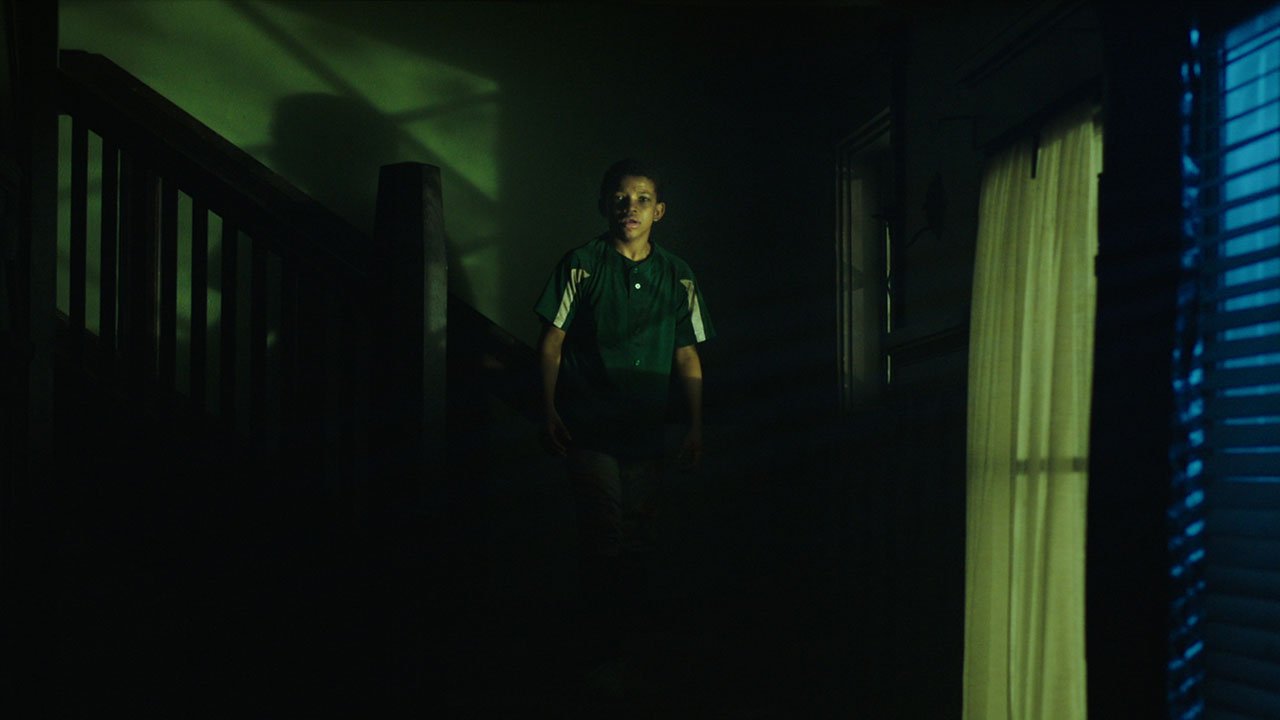 Still from THE BOY BEHIND THE DOOR