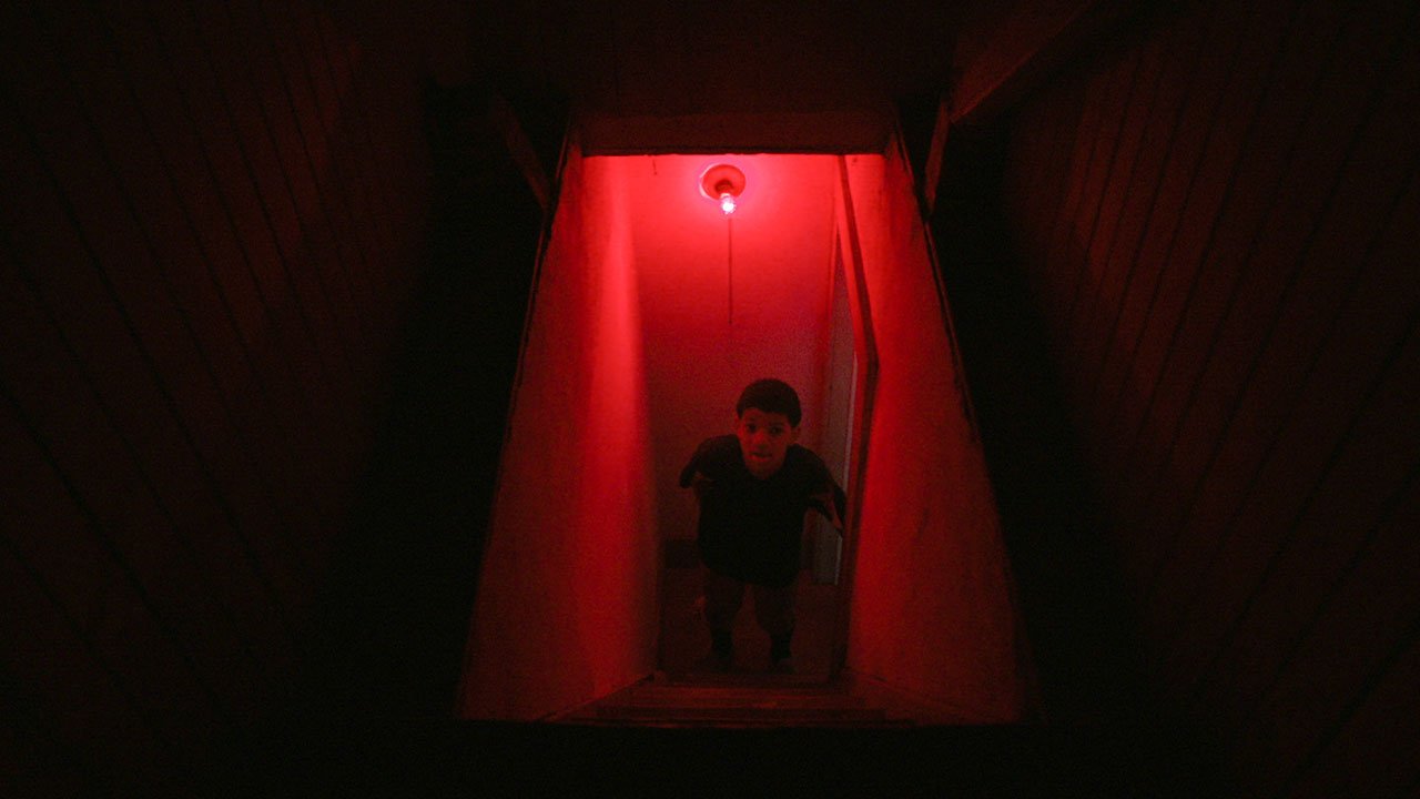 Still from THE BOY BEHIND THE DOOR