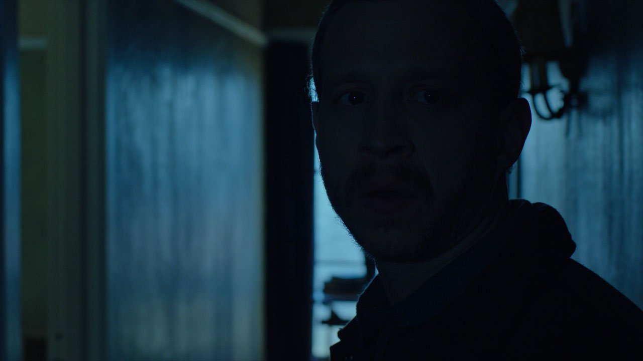 Still from THE BOY BEHIND THE DOOR